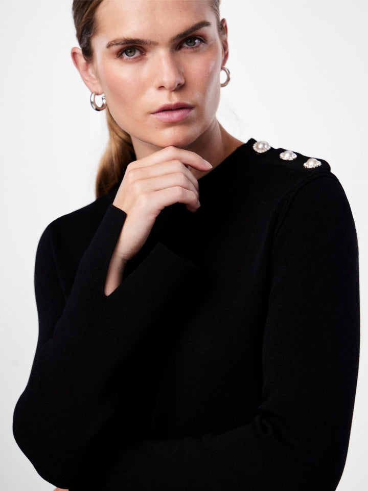 Yasdima Ls Knit Dress S. Black | Kjoler | Smuk - Dameklær på nett