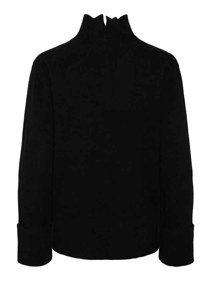 Yasemilie Highneck Knit Pullover Black | Genser | Smuk - Dameklær på nett