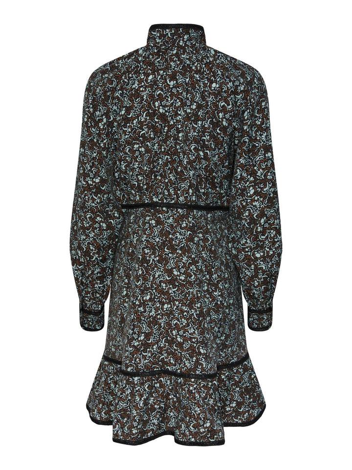 Yasemino Ls Dress S. Black Emino Print | Kjoler | Smuk - Dameklær på nett