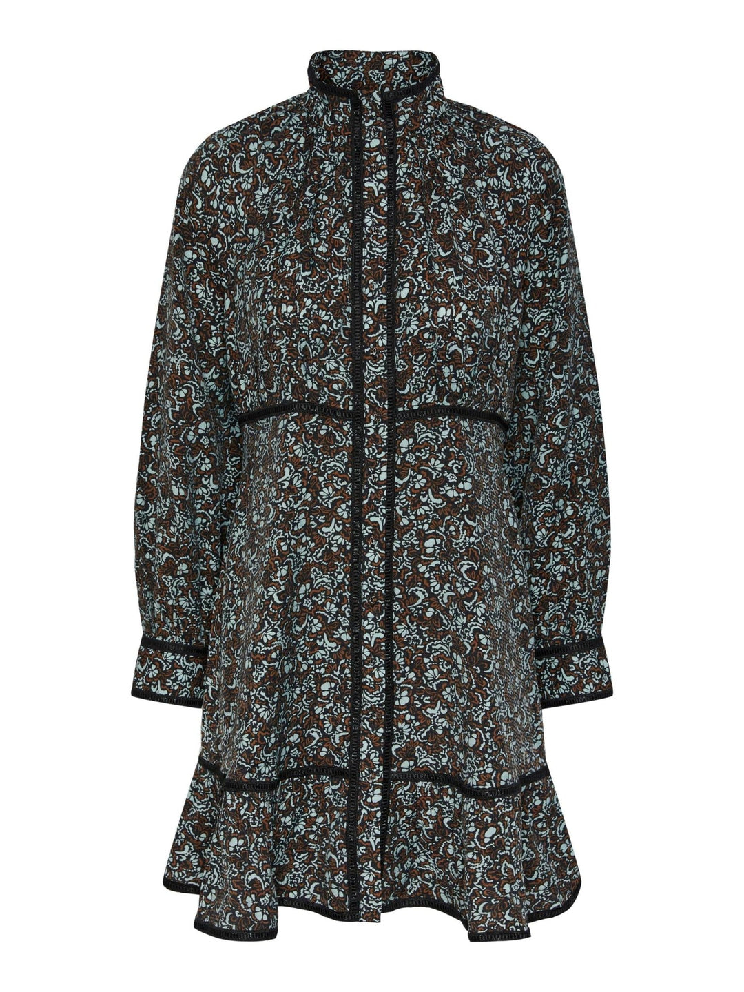 Yasemino Ls Dress S. Black Emino Print | Kjoler | Smuk - Dameklær på nett