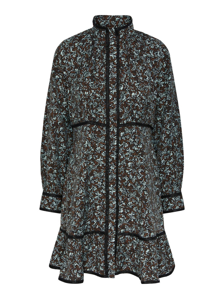 Yasemino Ls Dress S. Black Emino Print | Kjoler | Smuk - Dameklær på nett