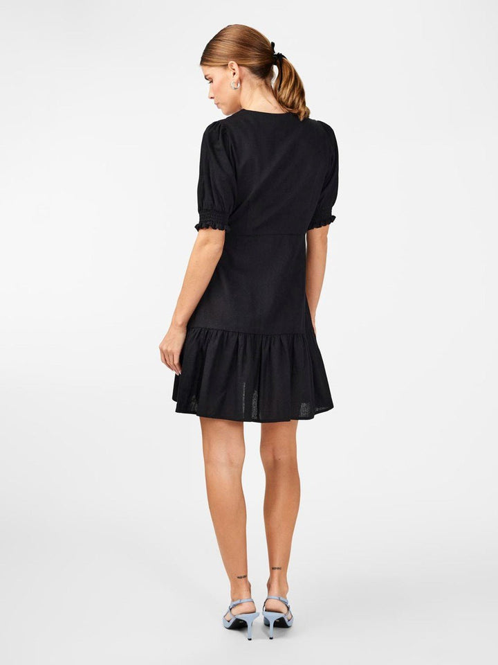 Yasflaxy Ss Wrap Dress Black | Kjoler | Smuk - Dameklær på nett
