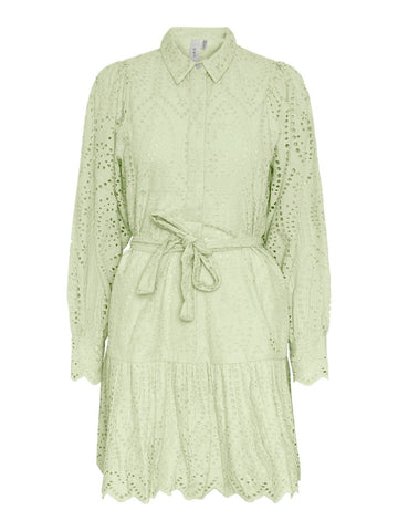 Yasholi Ss Dress Quiet Green