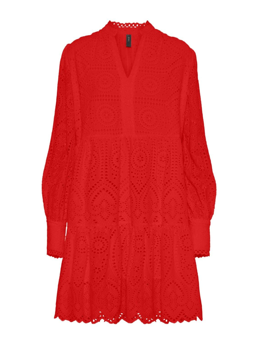 Yasholi Ls Dress S. Fiery Red | Kjoler | Smuk - Dameklær på nett