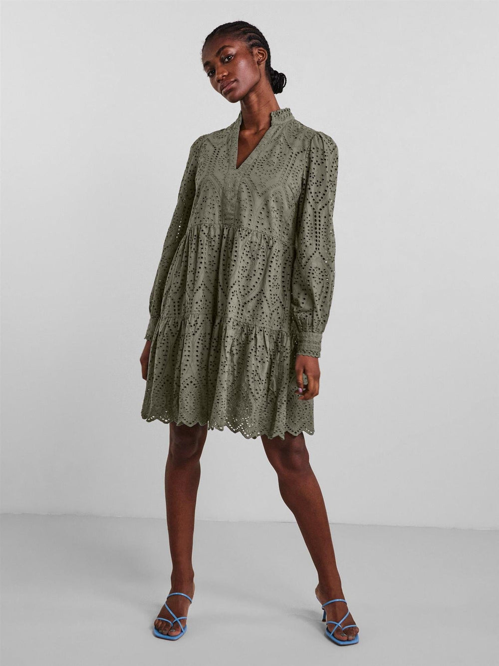 Yasholi Ls Dress Vetiver | Kjoler | Smuk - Dameklær på nett