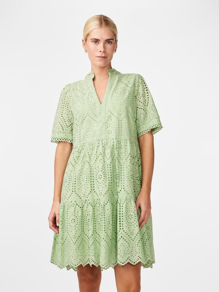 Yasholi Ss Dress Quiet Green | Kjoler | Smuk - Dameklær på nett