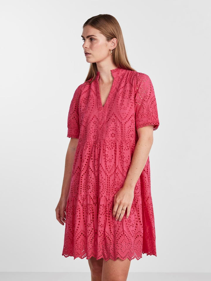 Yasholi Ss Dress Raspberry Sorbet | Kjoler | Smuk - Dameklær på nett