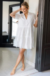 Yasholi Ss Dress S. Star White