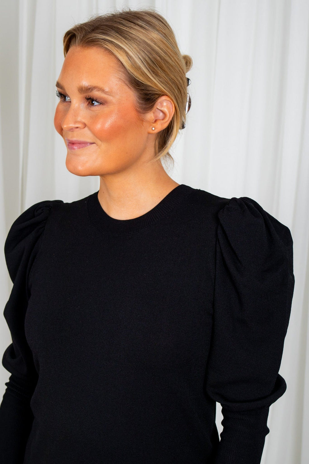 Yasines Ls Knit Dress Black | Kjoler | Smuk - Dameklær på nett