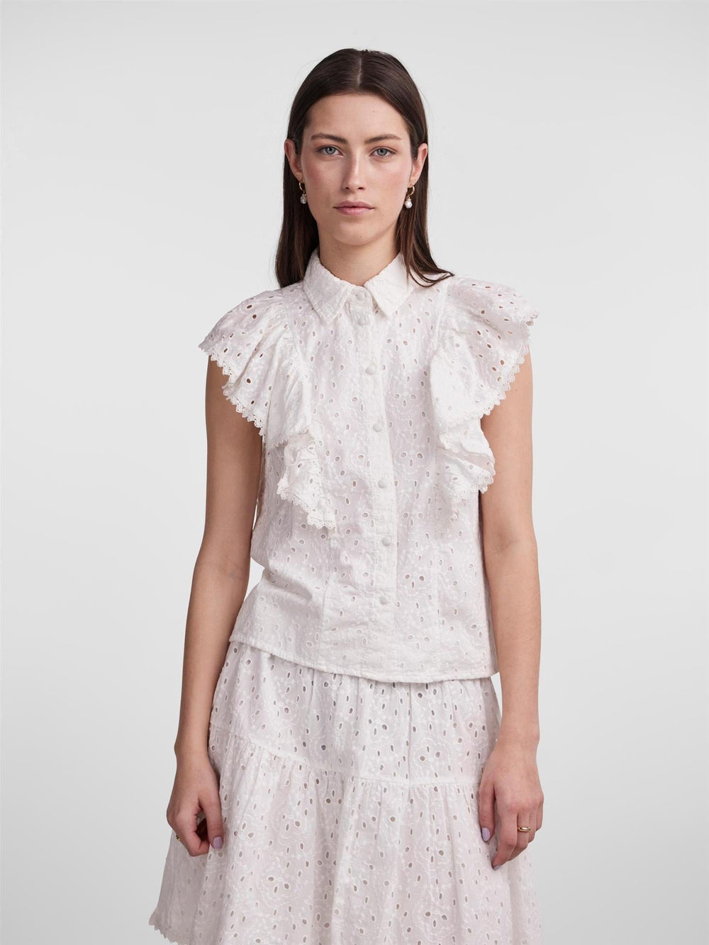 Yasjimbo SL Shirt S. Star White | Topper | Smuk - Dameklær på nett