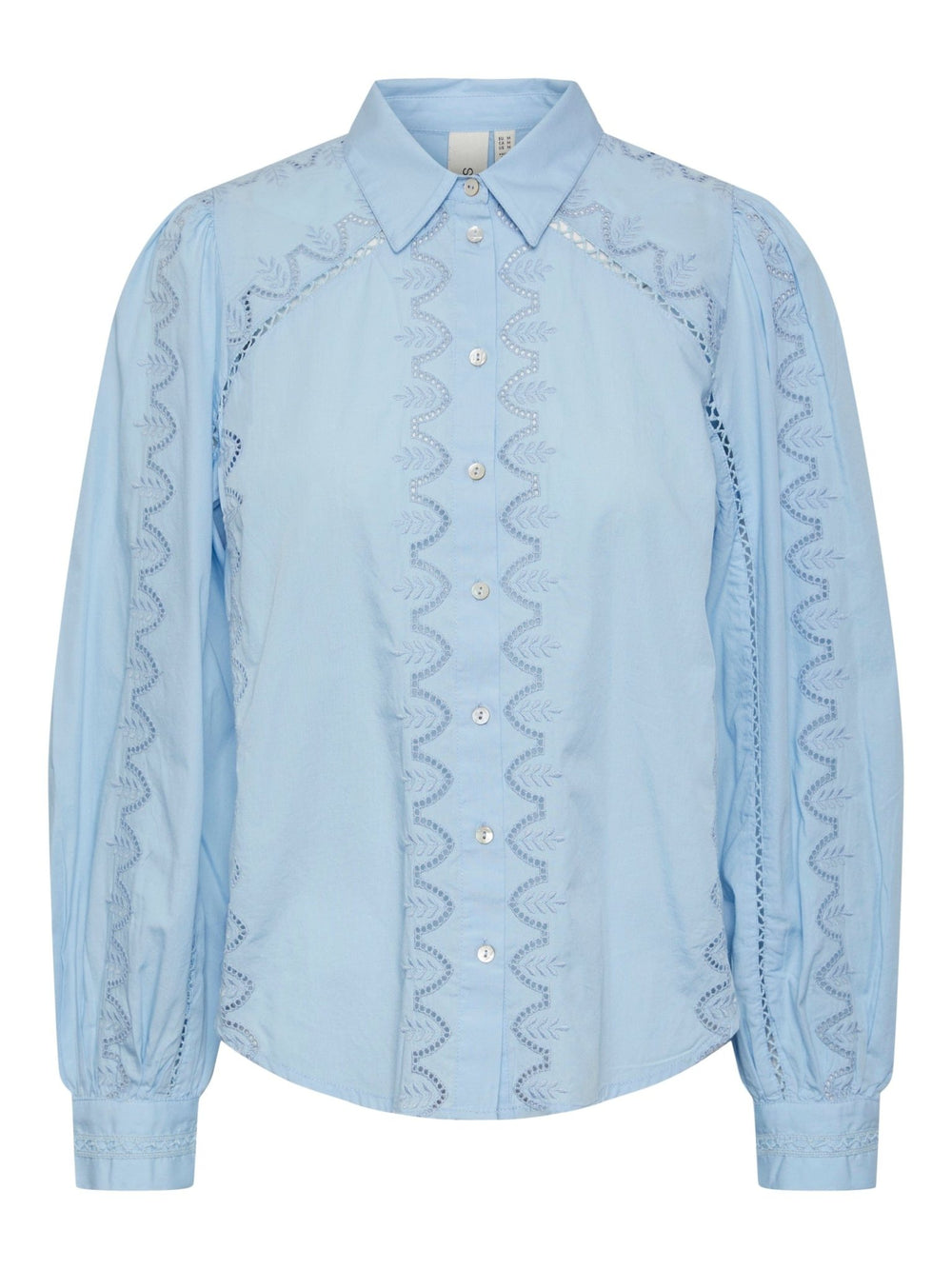 Yaskenora Ls Shirt Clear Sky | Skjorter og bluser | Smuk - Dameklær på nett