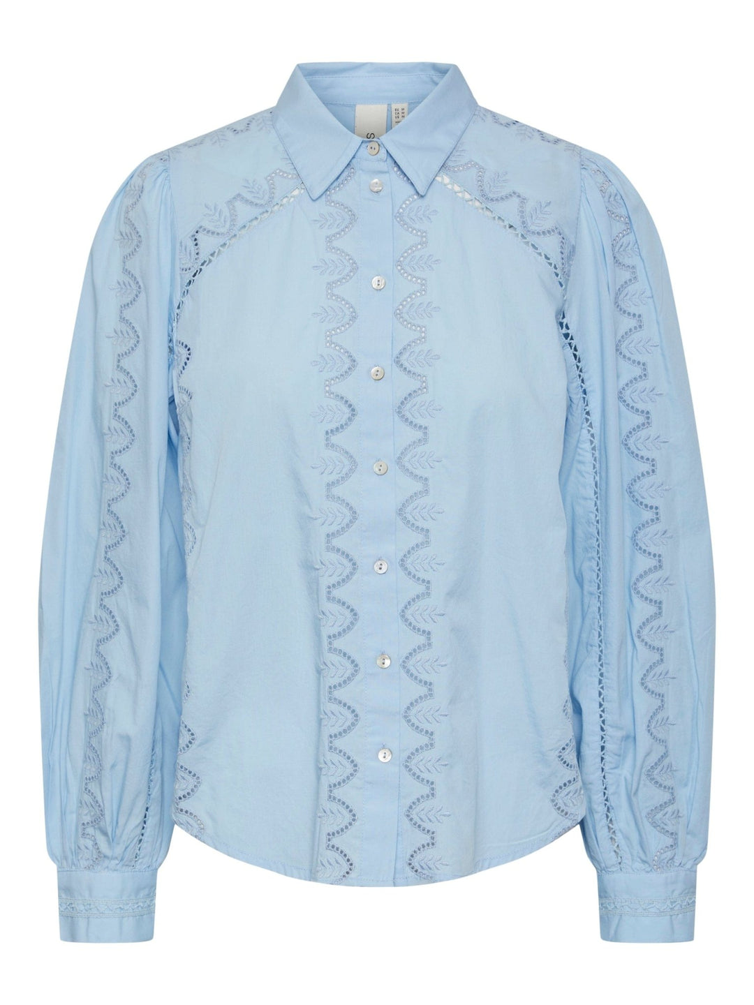 Yaskenora Ls Shirt Clear Sky | Skjorter og bluser | Smuk - Dameklær på nett