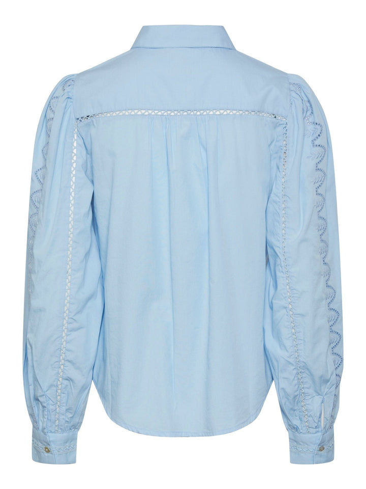 Yaskenora Ls Shirt Clear Sky | Skjorter og bluser | Smuk - Dameklær på nett