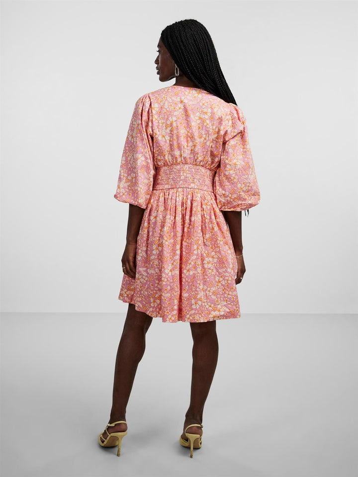 Yaslana 3/4 Shirt Dress Rosebloom | Kjoler | Smuk - Dameklær på nett
