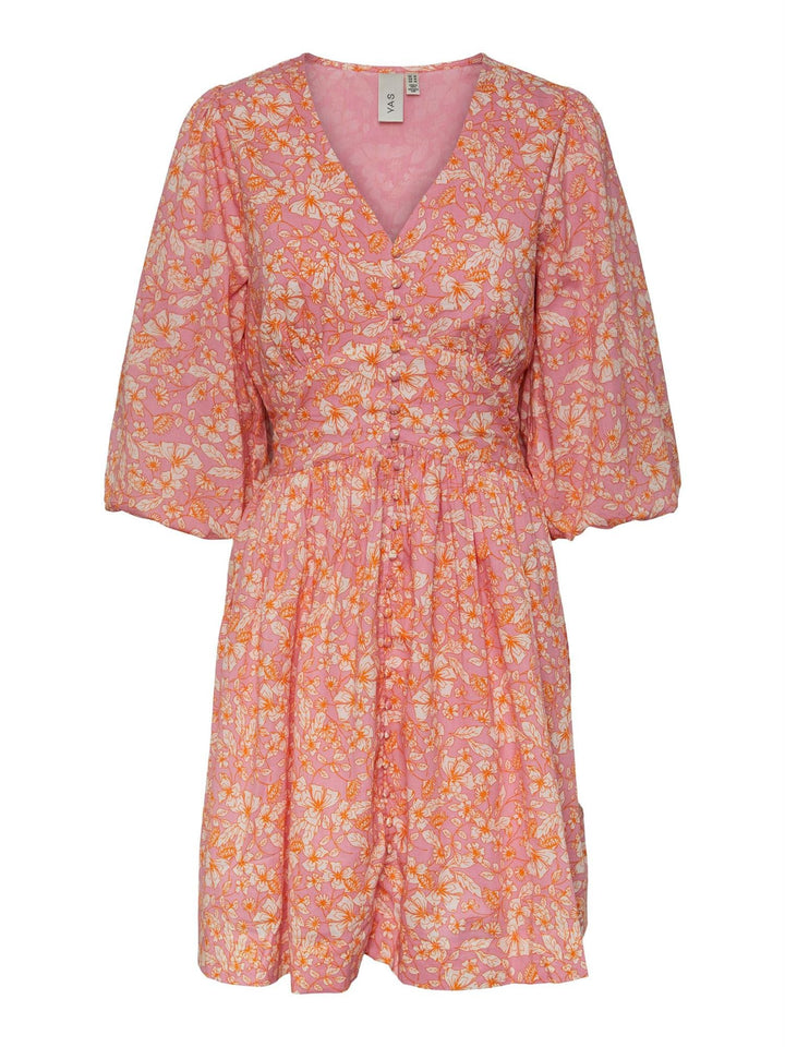 Yaslana 3/4 Shirt Dress Rosebloom | Kjoler | Smuk - Dameklær på nett