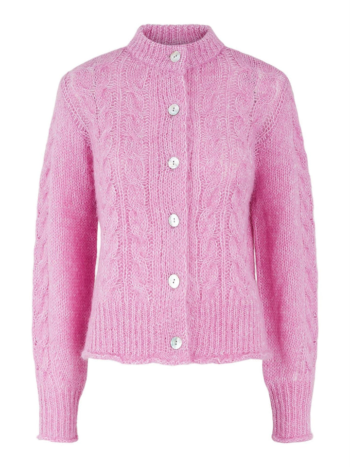Yaslivi Ls Knit Cardigan Crocus | Genser | Smuk - Dameklær på nett