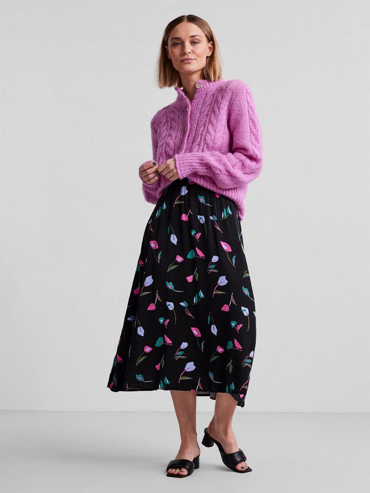 Yaslivi Ls Knit Cardigan Crocus | Genser | Smuk - Dameklær på nett