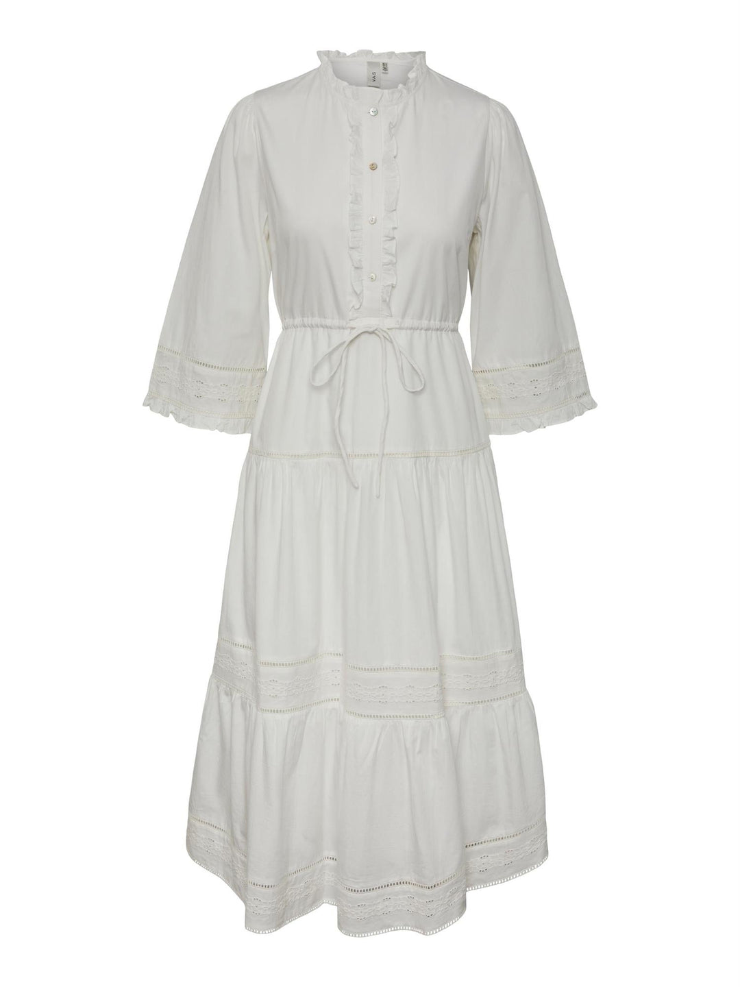 Yasmelinda 3/4 Ankle Dress S. Star White | Kjoler | Smuk - Dameklær på nett