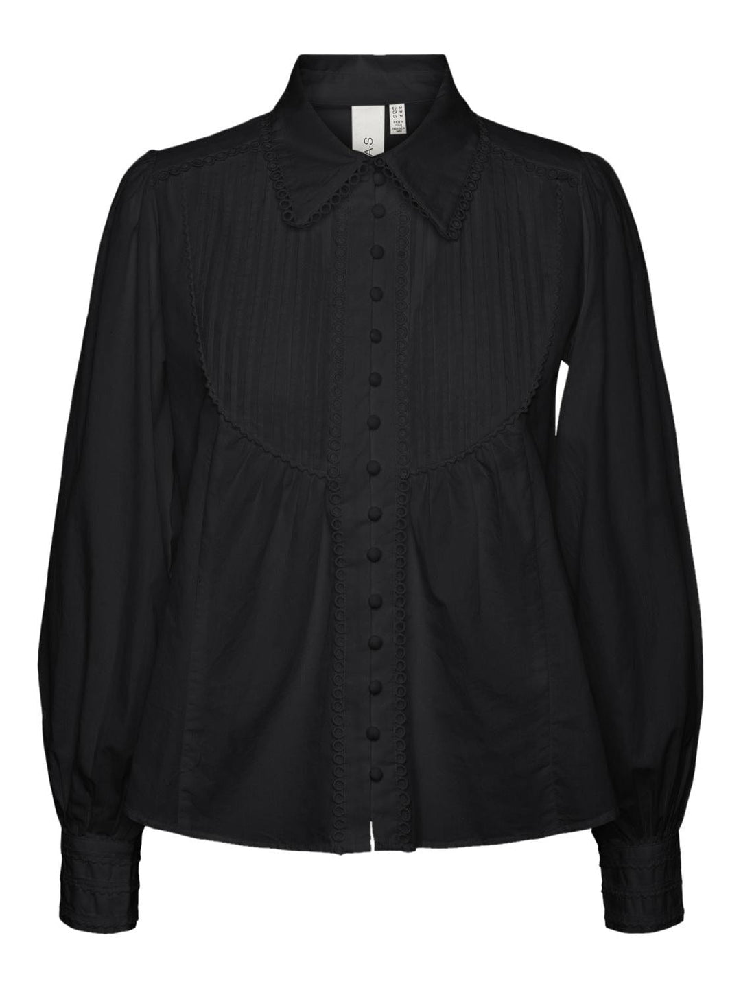 Yasmelly Ls Shirt S. Black | Skjorter og bluser | Smuk - Dameklær på nett