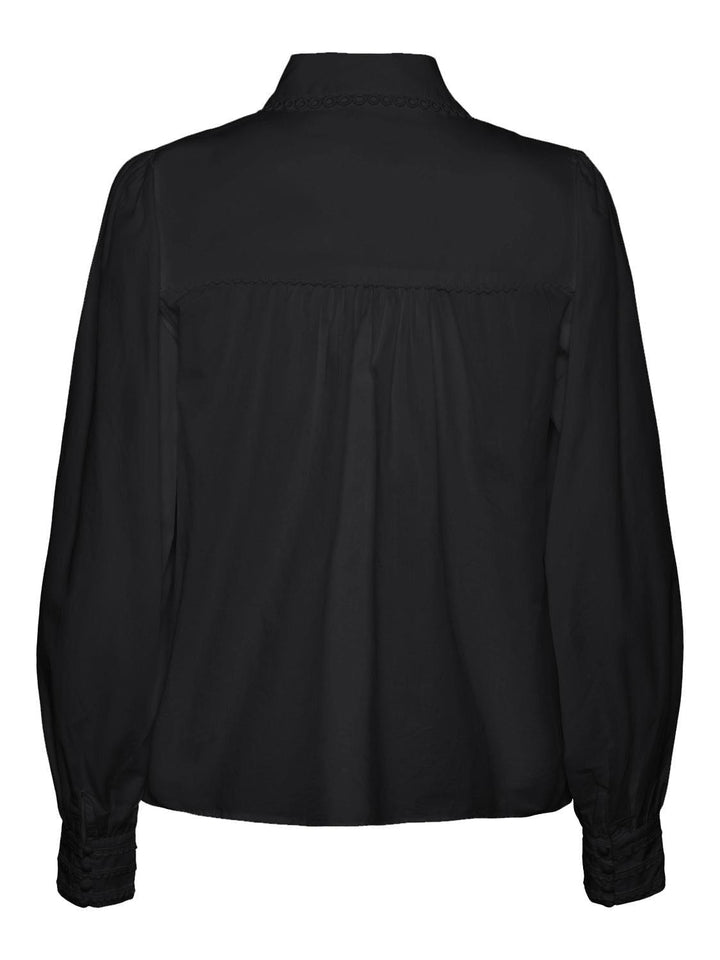 Yasmelly Ls Shirt S. Black | Skjorter og bluser | Smuk - Dameklær på nett