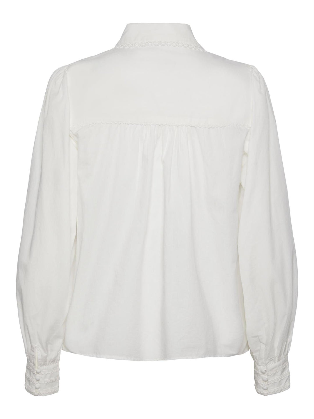 Yasmelly Ls Shirt S. Star White | Skjorter og bluser | Smuk - Dameklær på nett