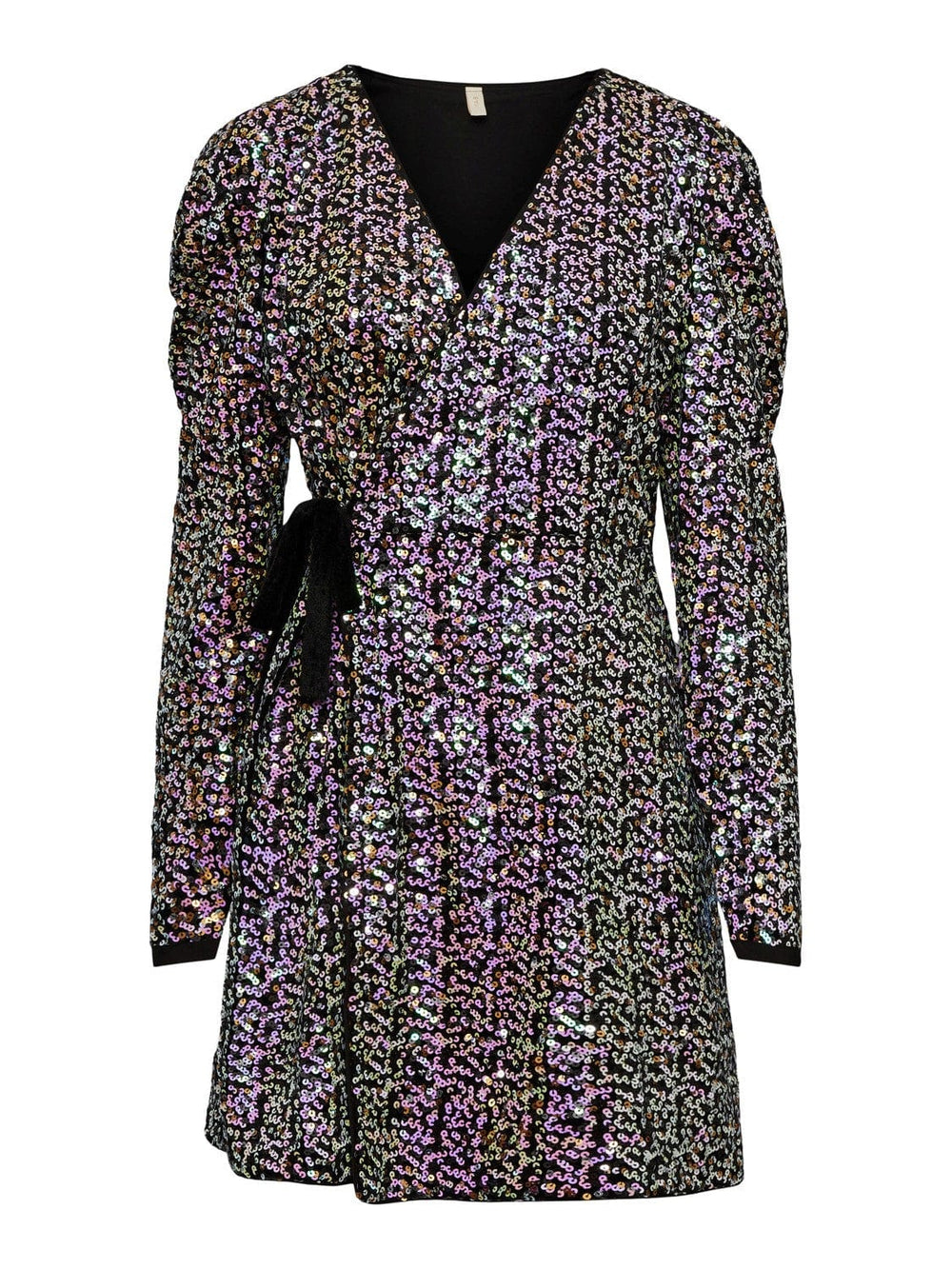 Yasmultiseq Ls Wrap Dress Fuchsia Purple | Kjoler | Smuk - Dameklær på nett