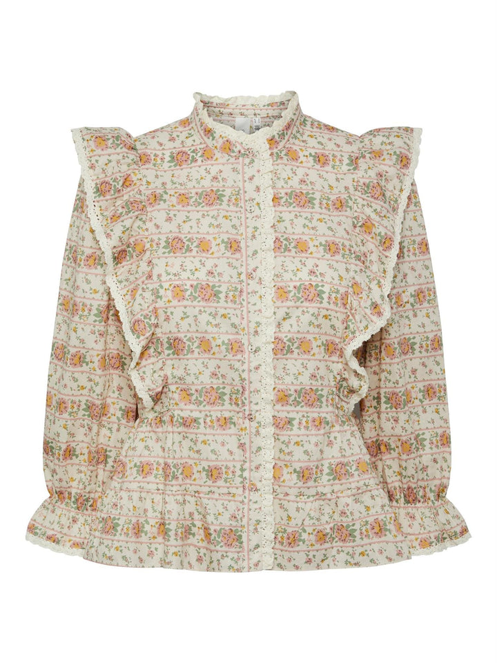 Yasnoru 3/4 Shirt S. Birch | Skjorter og bluser | Smuk - Dameklær på nett