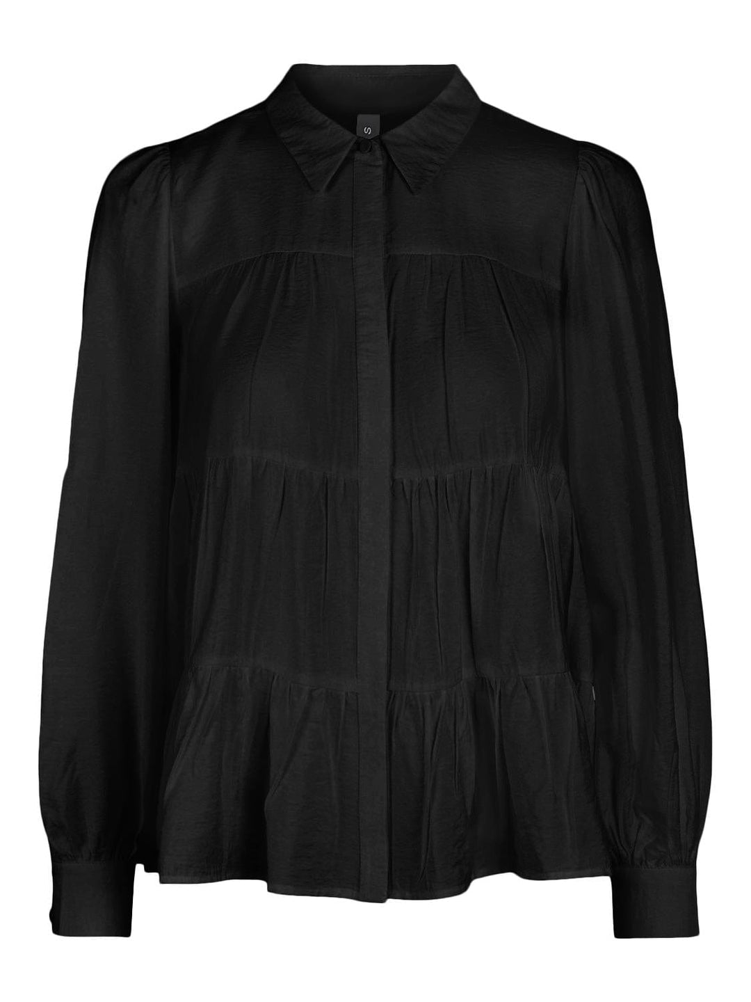 Yaspala Ls Shirt Black | Skjorter og bluser | Smuk - Dameklær på nett