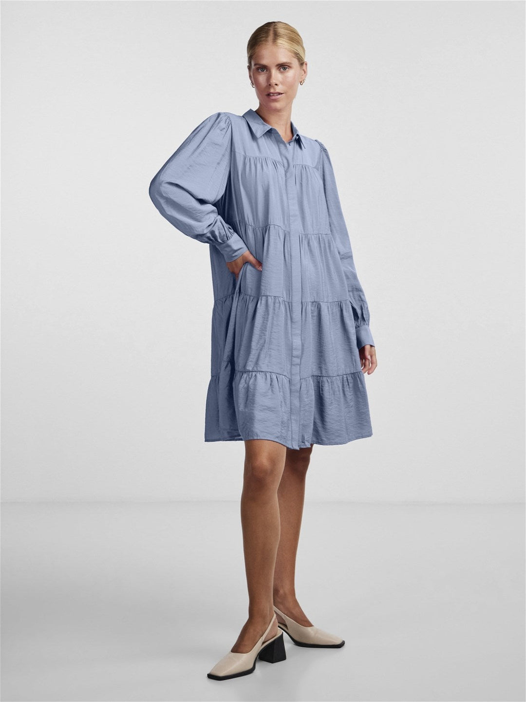 Yaspala Ls Shirt Dress Kentucky Blue | Kjoler | Smuk - Dameklær på nett