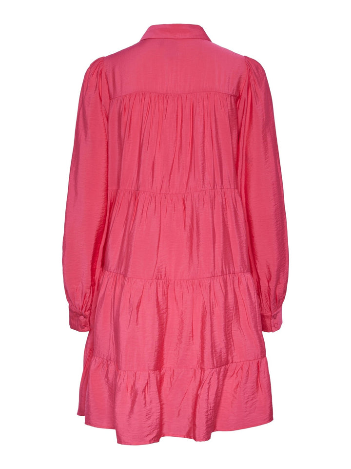 Yaspala Ls Shirt Dress Raspberry Sorbet | Kjoler | Smuk - Dameklær på nett