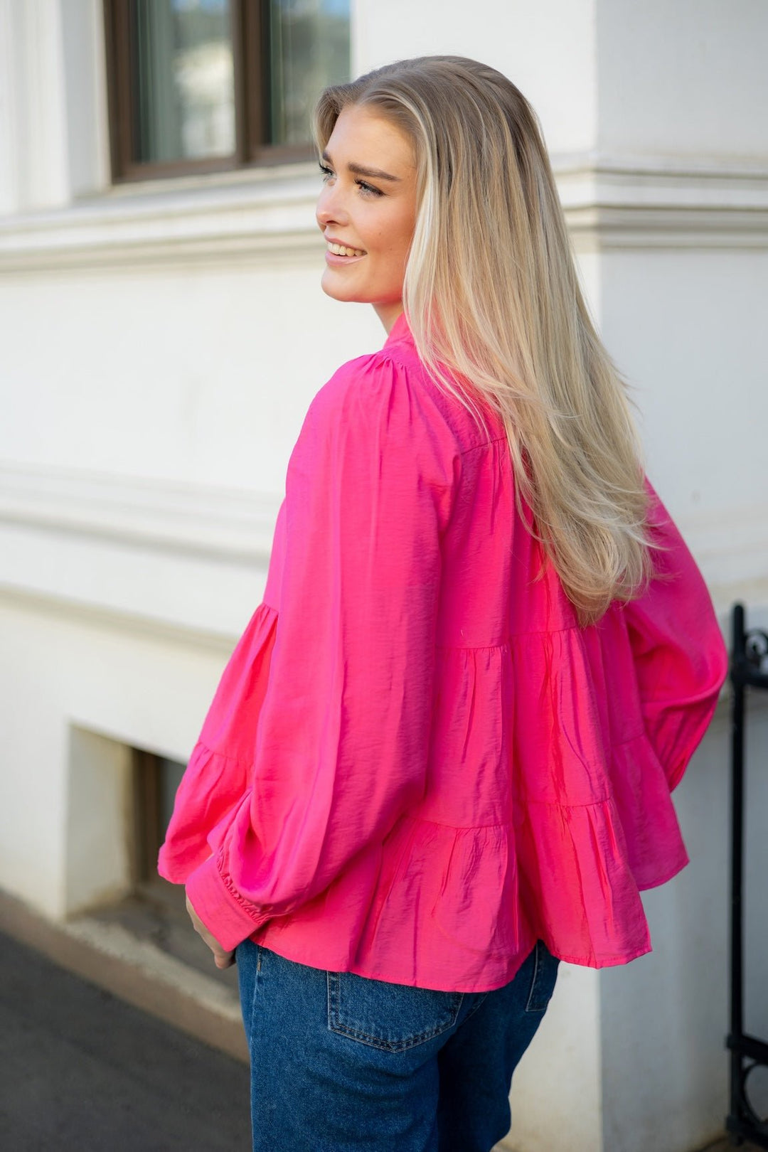 Yaspala Ls Shirt Raspberry Sorbet | Skjorter og bluser | Smuk - Dameklær på nett