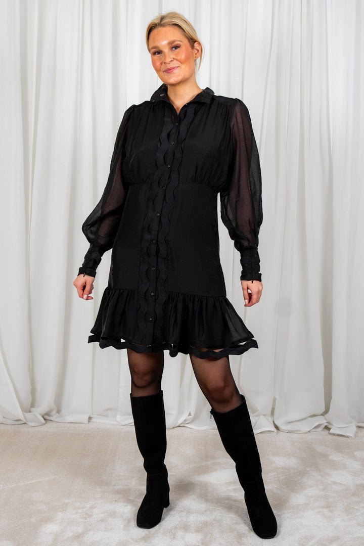 Yasponira Ls Dress S. Black | Kjoler | Smuk - Dameklær på nett