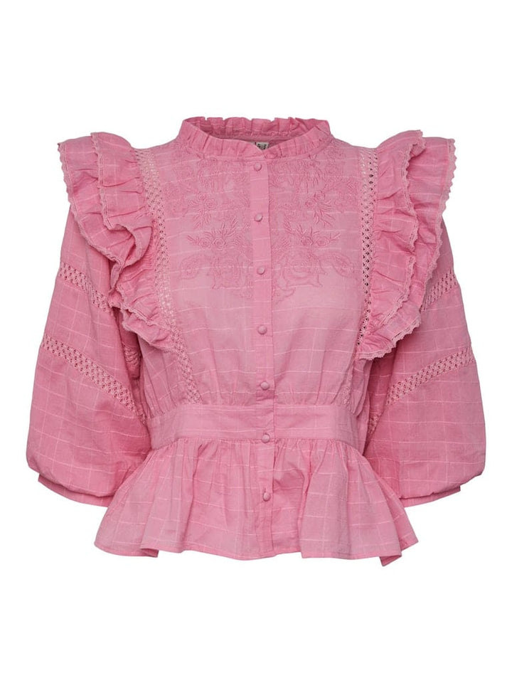 Yasranja 3/4 Shirt Rosebloom | Skjorter og bluser | Smuk - Dameklær på nett