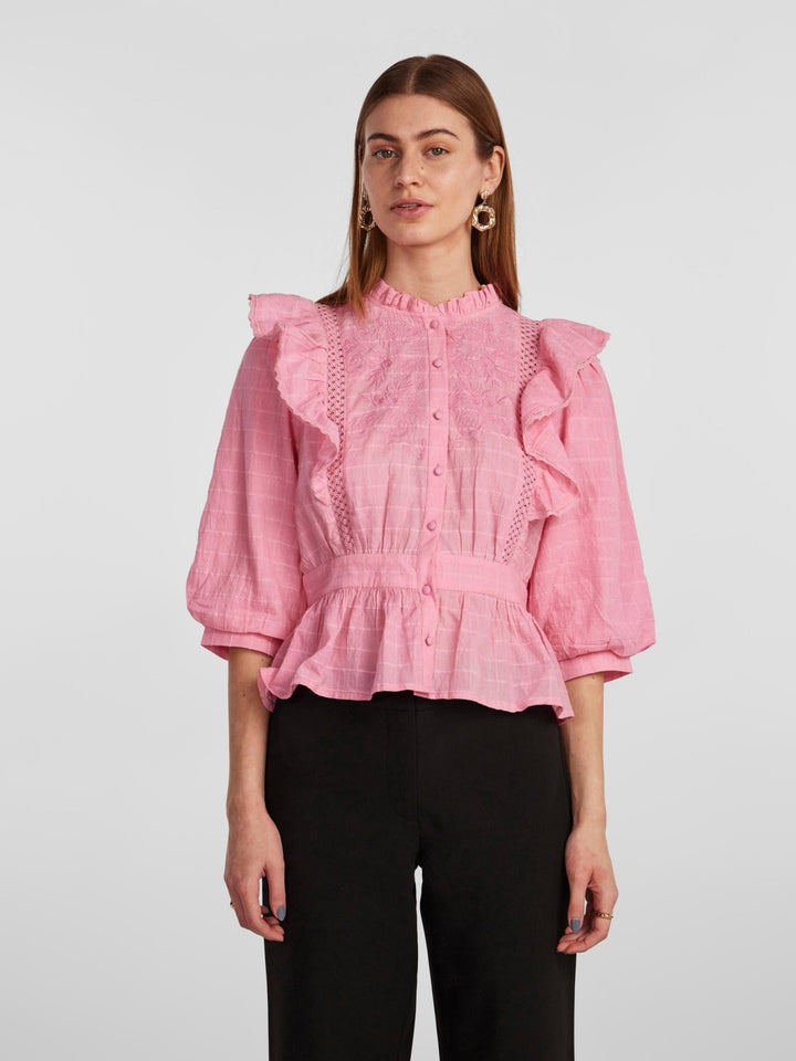 Yasranja 3/4 Shirt Rosebloom | Skjorter og bluser | Smuk - Dameklær på nett