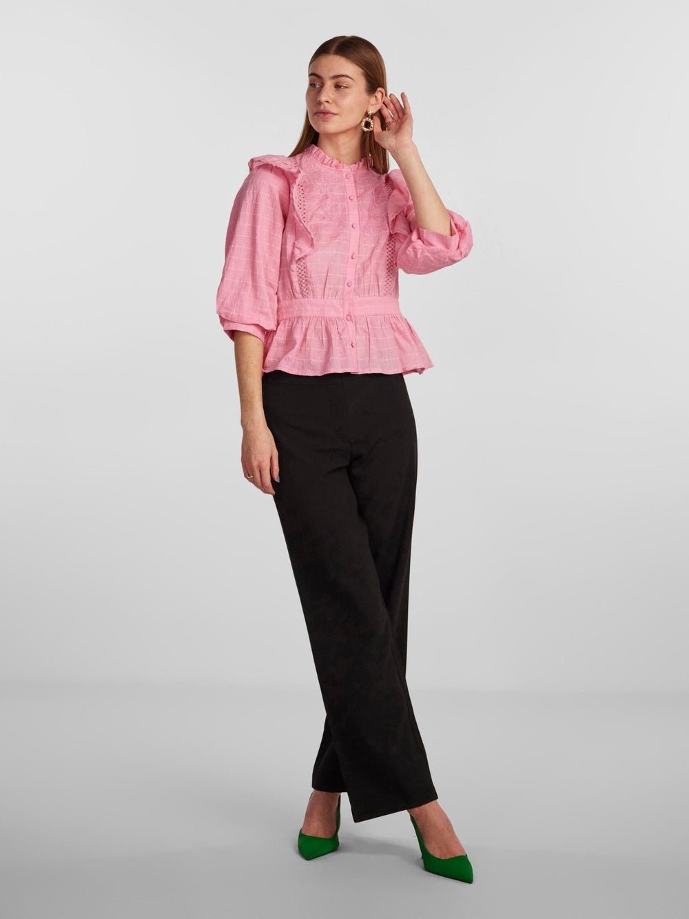 Yasranja 3/4 Shirt Rosebloom | Skjorter og bluser | Smuk - Dameklær på nett