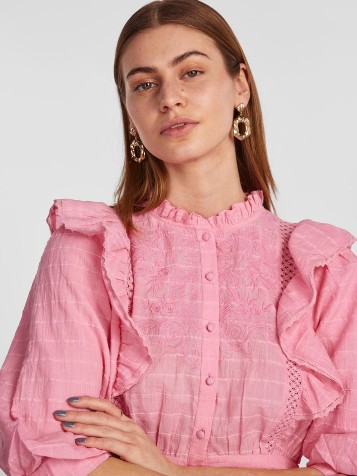 Yasranja 3/4 Shirt Rosebloom | Skjorter og bluser | Smuk - Dameklær på nett
