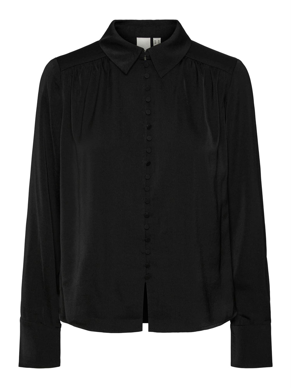 Yasroda Ls Shirt Black | Skjorter og bluser | Smuk - Dameklær på nett