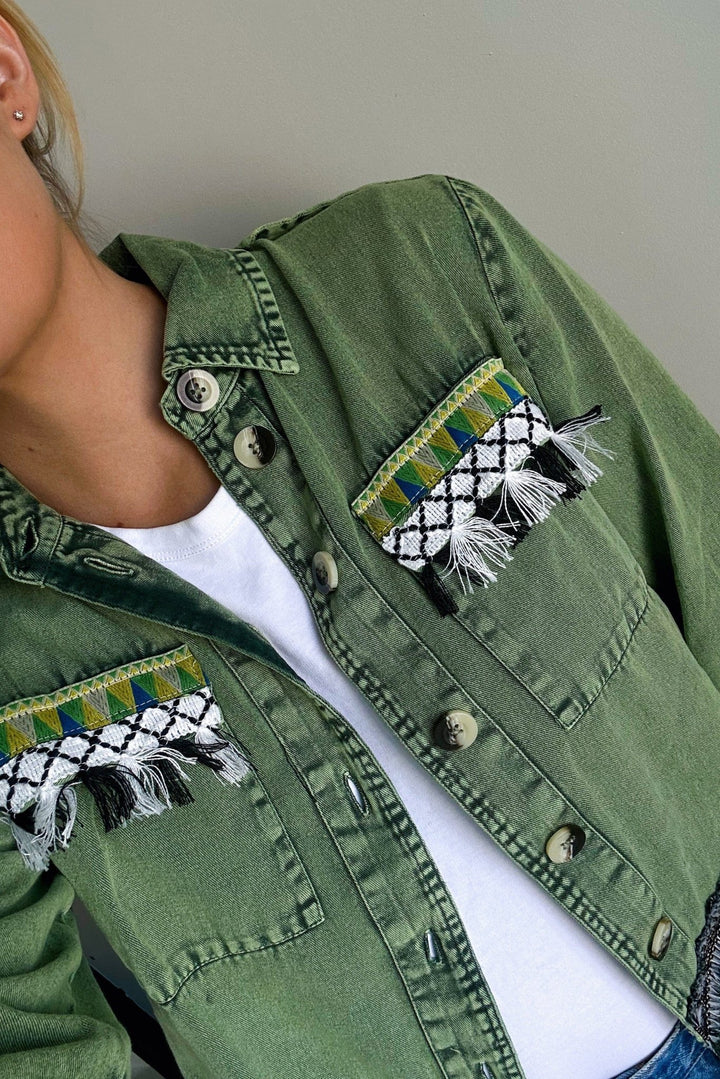 Yassirocca Ls Jacket Loden Green | Yttertøy | Smuk - Dameklær på nett