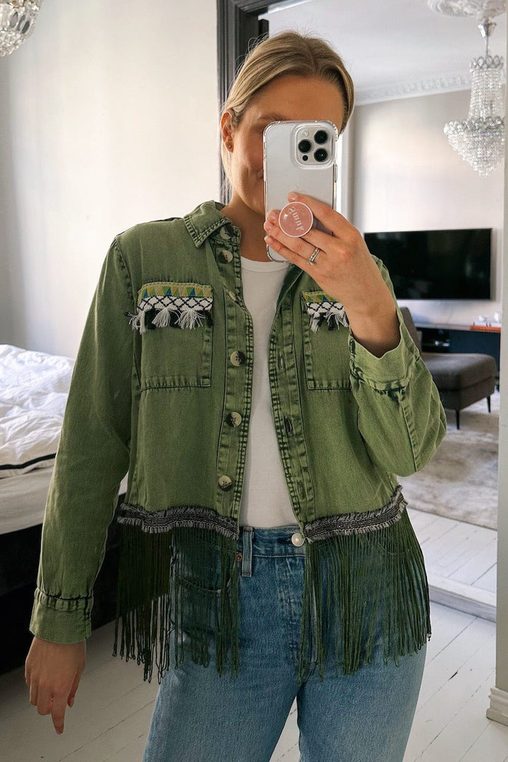 Yassirocca Ls Jacket Loden Green | Yttertøy | Smuk - Dameklær på nett
