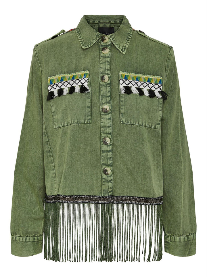 Yassirocca Ls Jacket Loden Green | Yttertøy | Smuk - Dameklær på nett