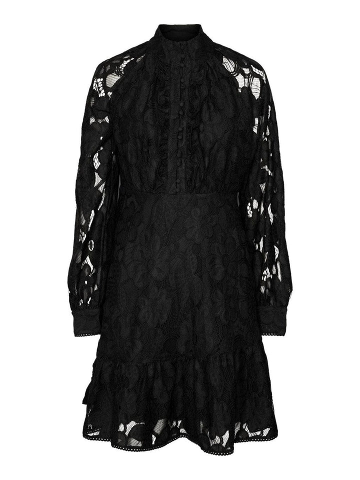 Yasstilla Ls Lace Dress Black | Kjoler | Smuk - Dameklær på nett