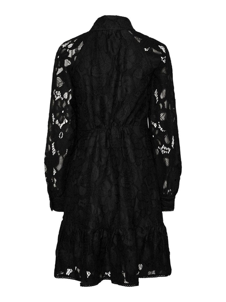 Yasstilla Ls Lace Dress Black | Kjoler | Smuk - Dameklær på nett