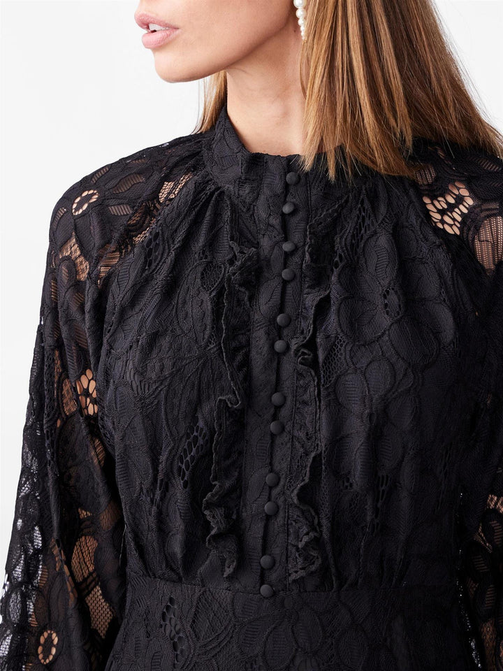 Yasstilla Ls Lace Dress Black | Kjoler | Smuk - Dameklær på nett