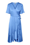 Yasthea 2/4 Midi Wrap Dress Ashleigh Blue