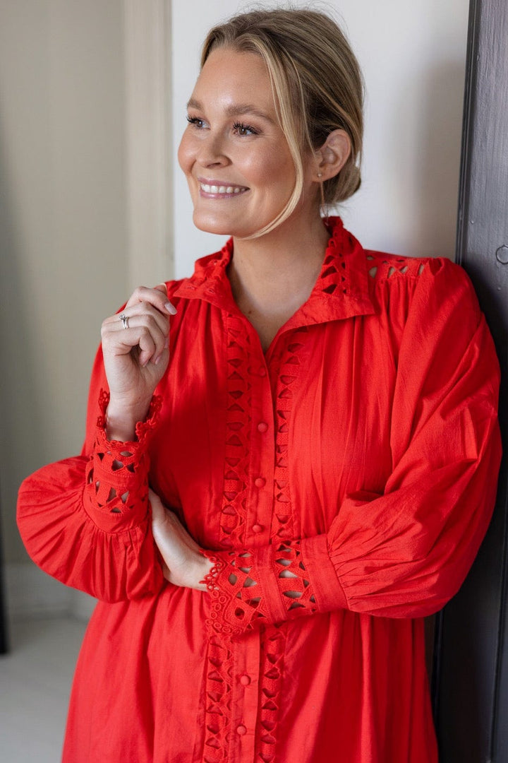 Yastrima LS Long Shirt Dress S bittersweet | Kjoler | Smuk - Dameklær på nett