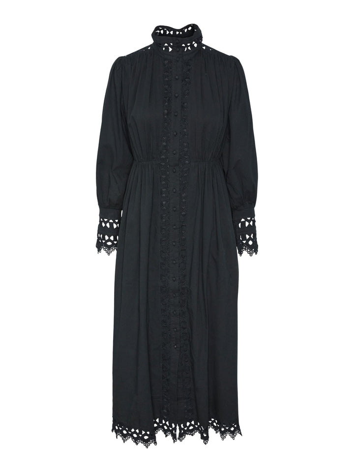 Yastrima LS Long Shirt Dress S Black | Kjoler | Smuk - Dameklær på nett