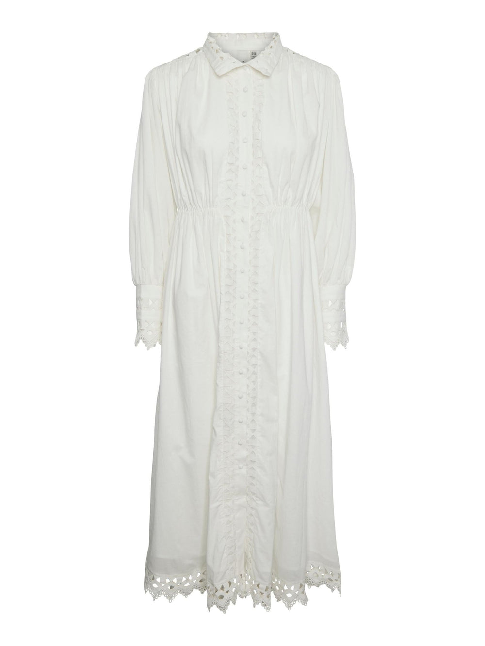 Yastrima LS Long Shirt Dress S Star White | Kjoler | Smuk - Dameklær på nett