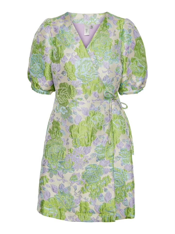 Yasvilla 2/4 Wrap Dress Violet Tulip | Kjoler | Smuk - Dameklær på nett