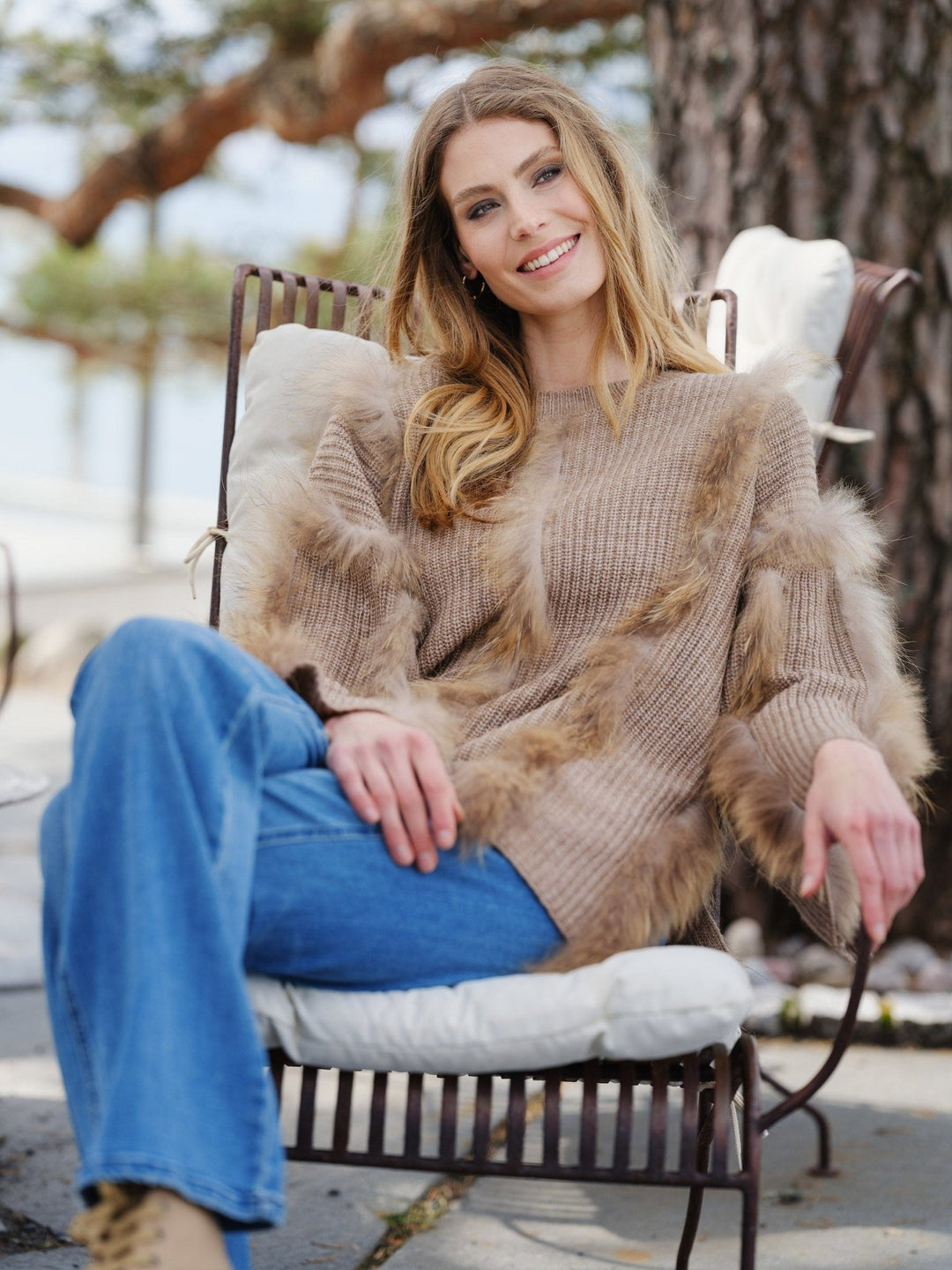 Ylva Pullover Camel | Genser | Smuk - Dameklær på nett