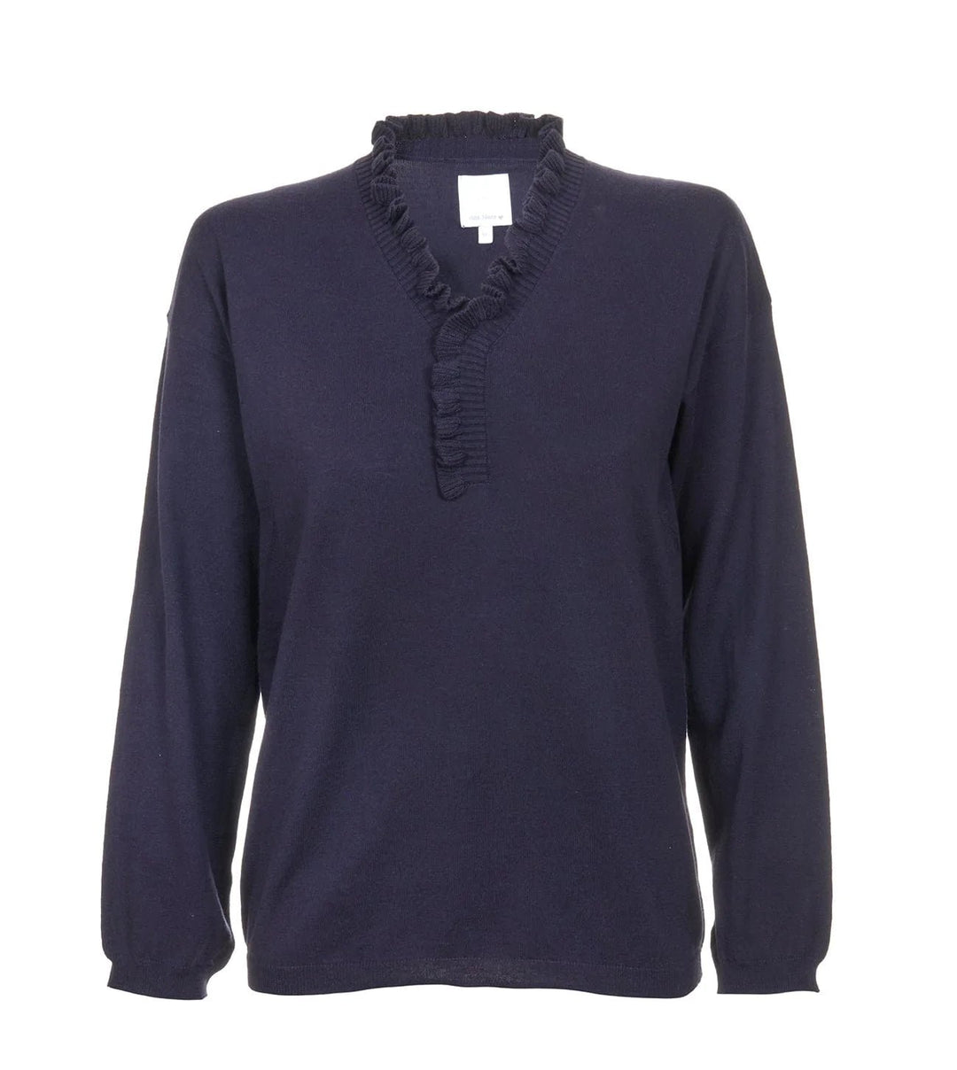 Zelda Pullover Navy | Genser | Smuk - Dameklær på nett